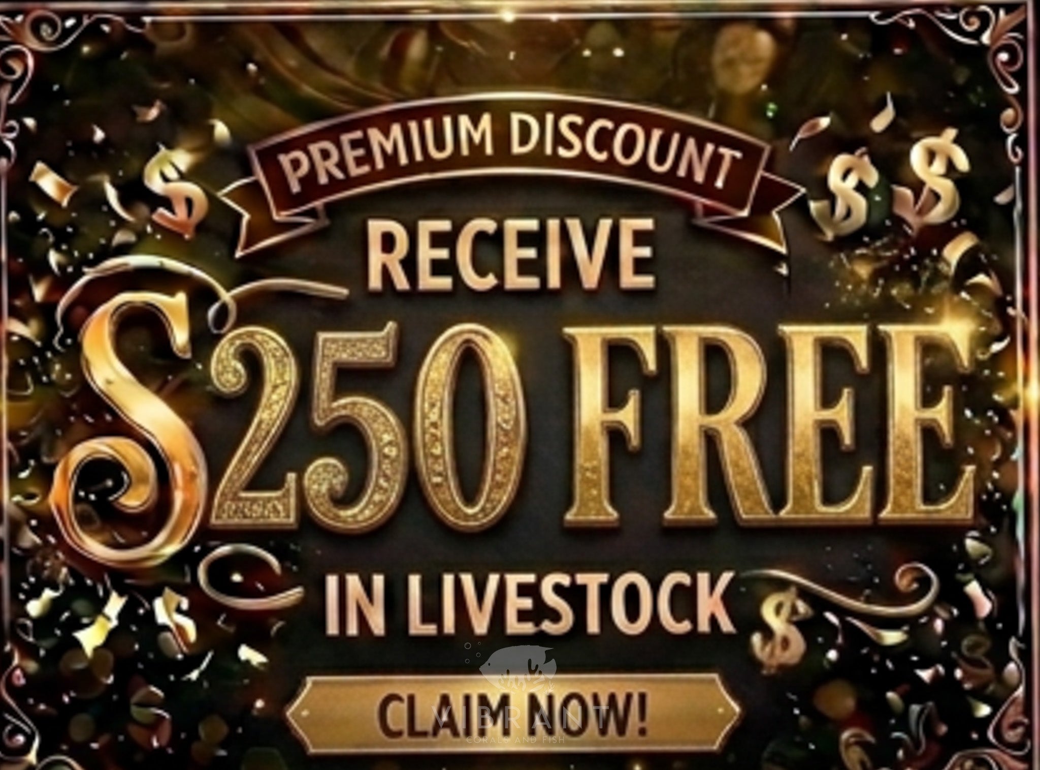 Spend $2000 Receive Additional $250 We Pick Livestock